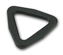 B-TG-01 0750 Black Plastic Triangle Loop